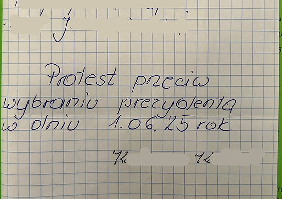 Protest bez treści do internetu